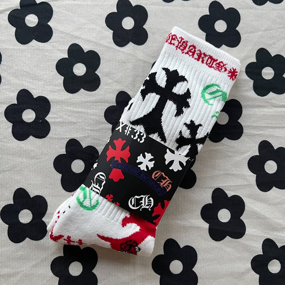 Chrome Hearts Multi Stencil Socks - image 7